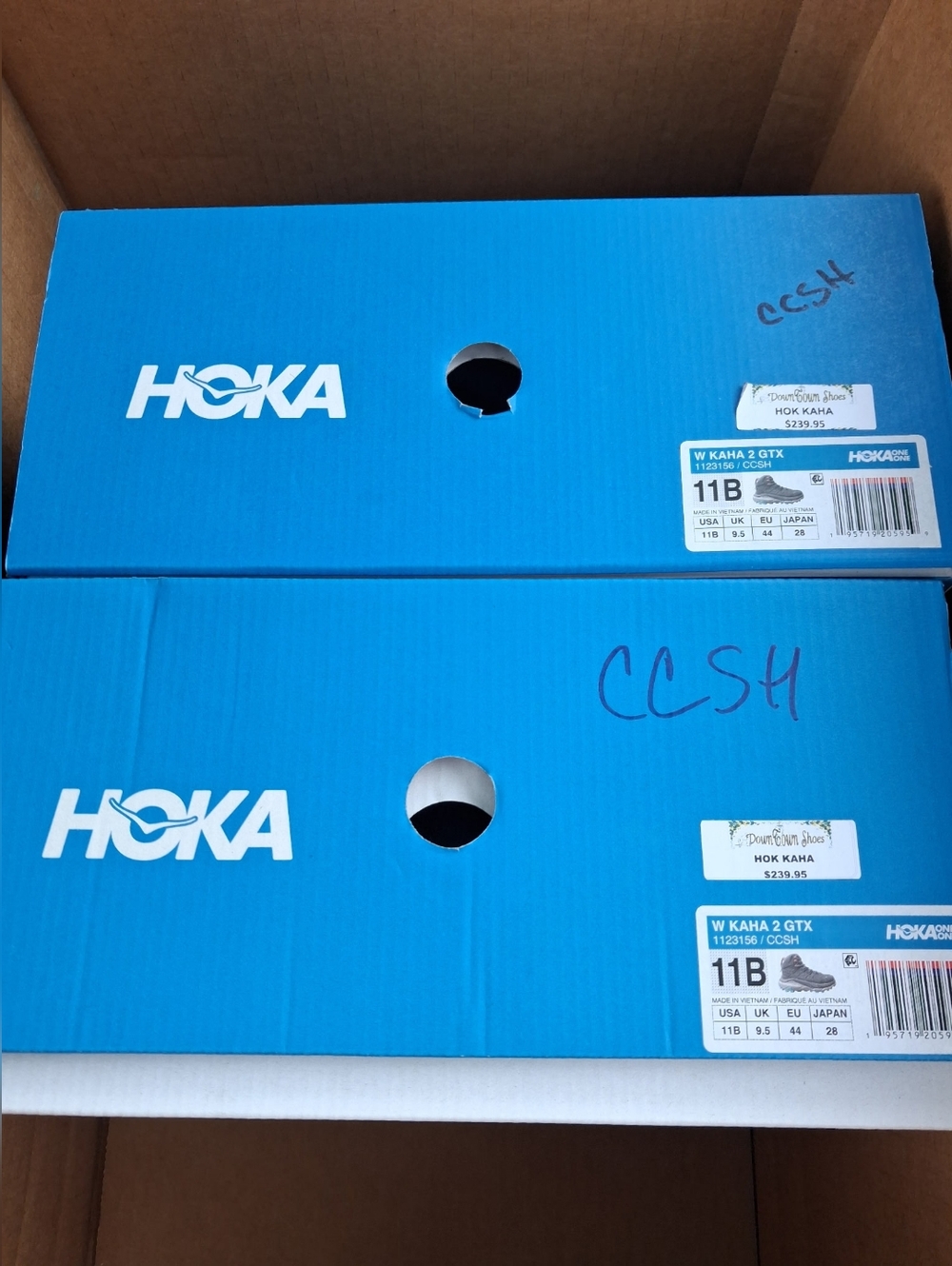 Hoka Women's Dark Gray Lace-Up Hiking Boots with Pink Accents - Picture 11 of 11